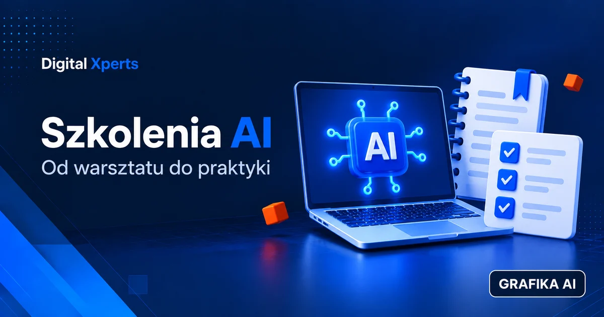 Szkolenia AI. Od warsztatu do praktyki — ilustracja AI